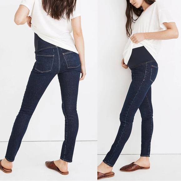 Madewell • Maternity Over-the-Belly Skinny Jeans in Orland Wash: TENCEL™ Denim - Picture 11 of 11